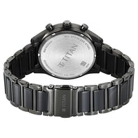 Titan Classique Black Special Dial Hybrid Strap Multifunctional Watch for Men
