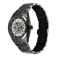 Titan Nexus Skeletal Automatic Analog with Gun Dial Gun Stainless Steel Strap Watch for Men