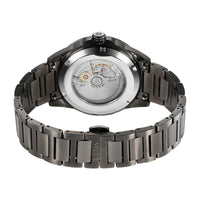 Titan Black Dial Stainless Steel Strap Concealed Automatic Watch for Men