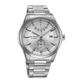 Titan Silver  Dial Stainless Steel Strap Concealed Automatic Watch for Men