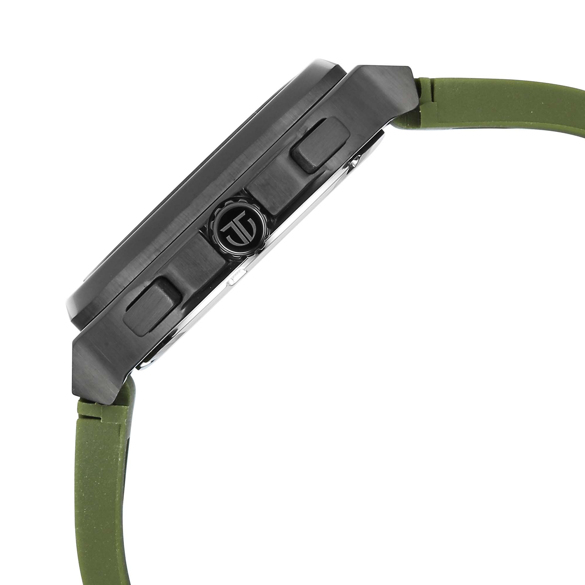 Titan Octane Green Dial Silicone Strap Multifunction Watch for Men