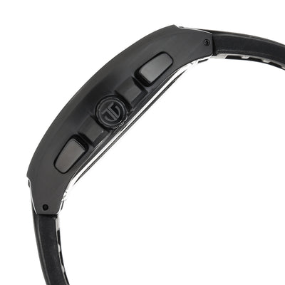 Titan Sport Black Dial Silicone Strap Multifunction Watch For Men