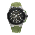 Titan Sport Green Round Dial Silicone Strap Multifunction Watch For Men