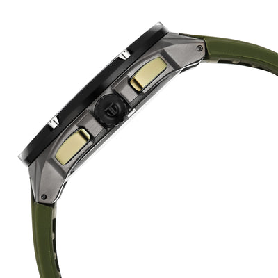 Titan Sport Green Round Dial Silicone Strap Multifunction Watch For Men