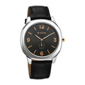 Titan Classique Black Dial Leather Strap Analog Watch for Men