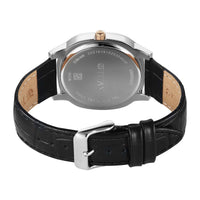 Titan Classique Black Dial Leather Strap Analog Watch for Men