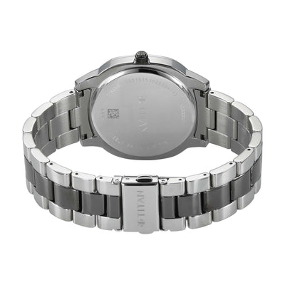Titan Classique Silver Dial Two Toned Stainless Steel Strap Analog Watch for Men