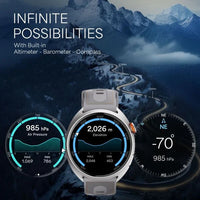 Titan Celestor 2.0 Smartwatch with 1.43" inch AMOLED Display, Dual band GPS, Training Load & Readiness, Titan Q