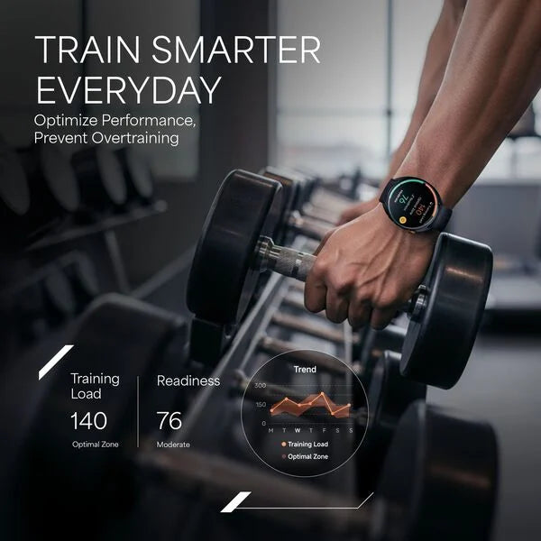 Titan Celestor 2.0 Smartwatch with 1.43" inch AMOLED Display, Dual band GPS, Training Load & Readiness, Titan Q