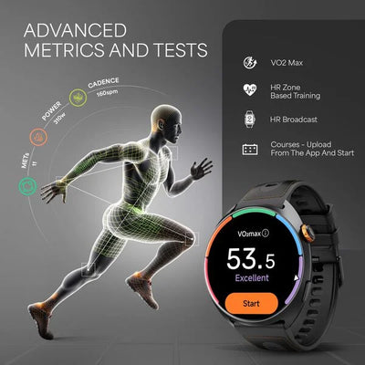 Titan Celestor 2.0 Smartwatch with 1.43" inch AMOLED Display, Dual band GPS, Training Load & Readiness, Titan Q