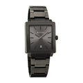 Titan Classique Grey Rectangle Dial Stainless Steel Strap Analog with Date Watch for Men