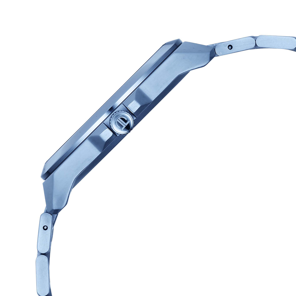 Titan Classique Blue Dial Titanium Strap Multifunctional Watch For Men