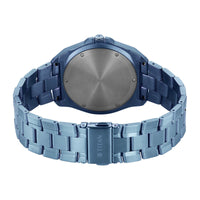 Titan Classique Blue Dial Titanium Strap Multifunctional Watch For Men