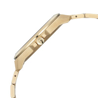 Titan Black Dial Gold Titanium Strap Analog with Dual Time Watch for Men