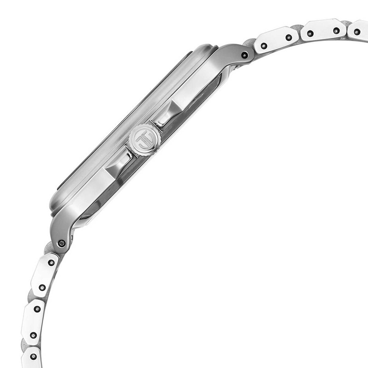 Titan Classique Blue Square Dial Silver Stainless Steel Strap Analog with Date Watch for Men