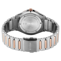 Titan Classique Silver Dial Two Toned Stainless Steel Strap Analog with Date Watch for Men