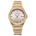 Titan Classique Rose Gold Dial Stainless Steel Strap Analog with Date Watch for Men
