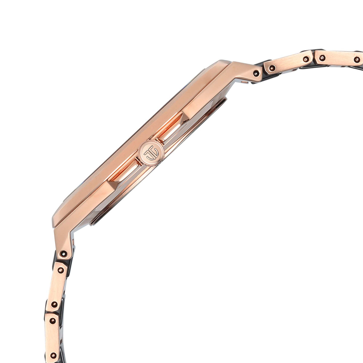 Titan Classique Black Dial Two Toned Stainless Steel Strap Analog with Date Watch for Men