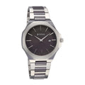 Titan Classique Grey Dial Two Toned Stainless Steel Strap Analog with Date Watch for Men