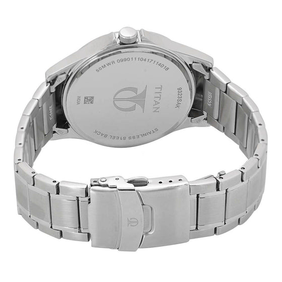 Titan Quartz Multifunction Silver Dial Watch for Men