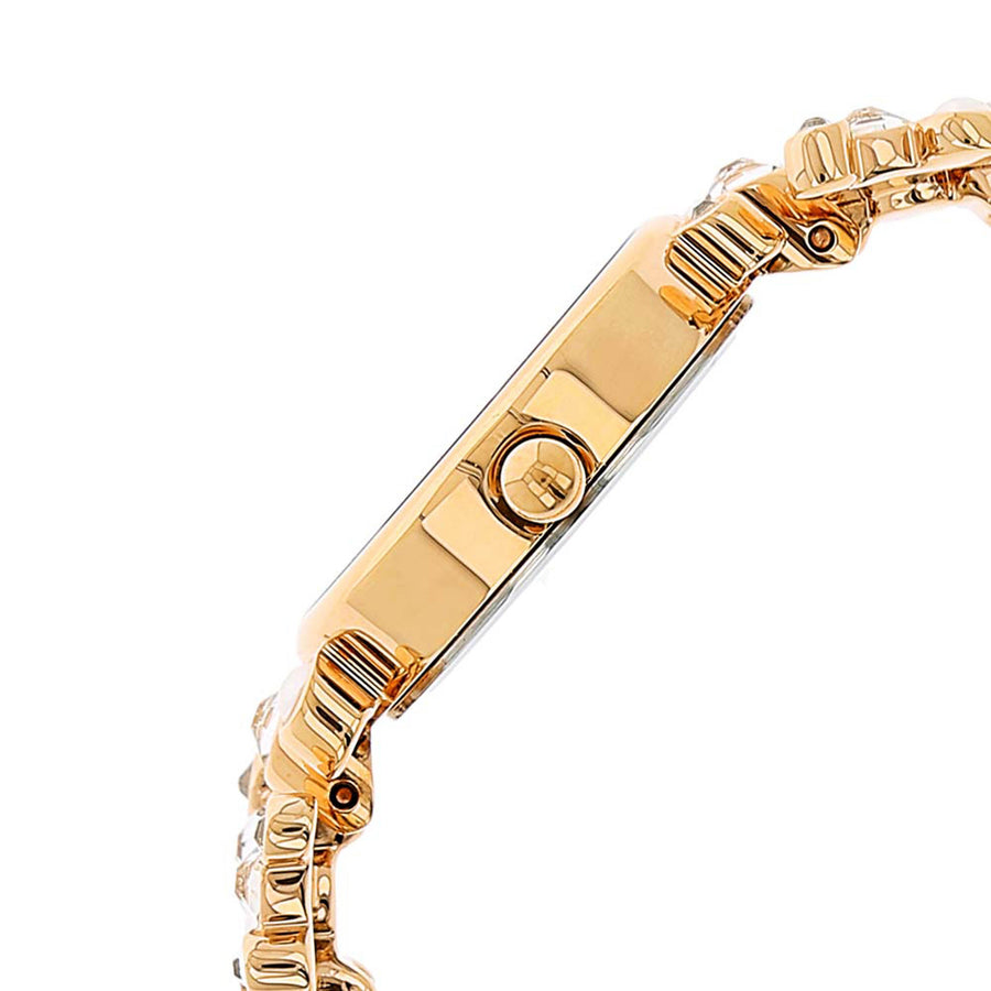 Titan Raga Mother of Pearl Dial Gold Metal Strap Analog Watch for Women