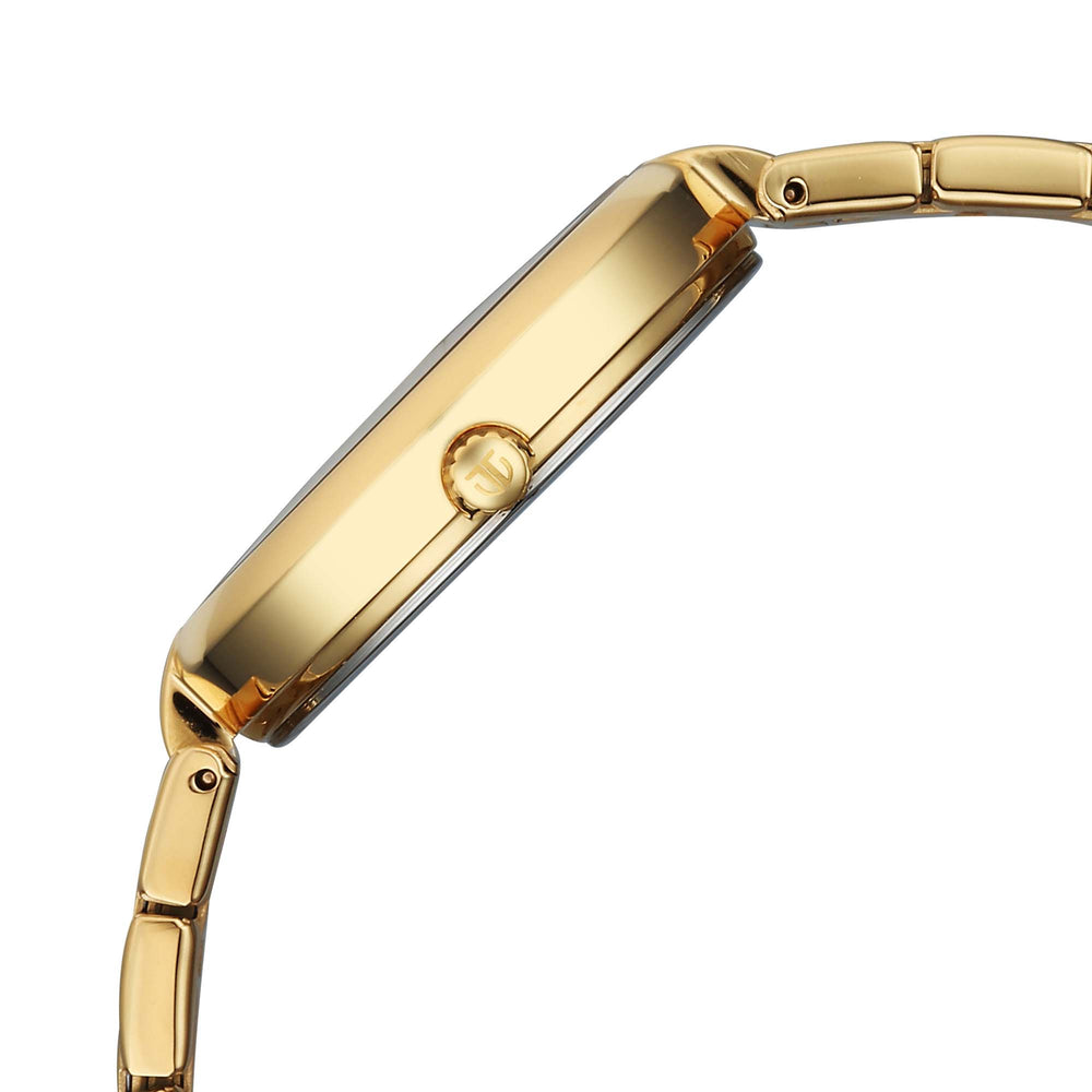 Titan Green Dial Gold Stainless Steel Strap Analog with Moon Phase Watch For Women