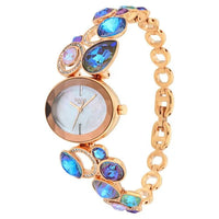 Titan Raga Moments Of Joy Quartz Analog Mother of Pearl Dial Rose Gold Metal Strap Watch For Women