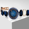 Titan Raga Ceramics Blue Dial Analog Metal Strap watch for Women