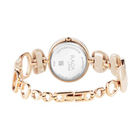 Titan Raga Brown Dial Hybrid Strap Analog Watch for Women