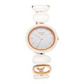 Titan Raga White Dial Hybrid Strap Analog Watch for Women
