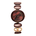 Titan Raga Brown Dial Metal Strap Analog Watch for Women
