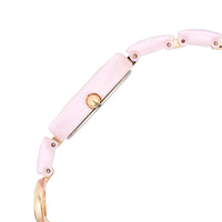 Titan Raga Pink Dial Hybrid Strap Analog Watch for Women