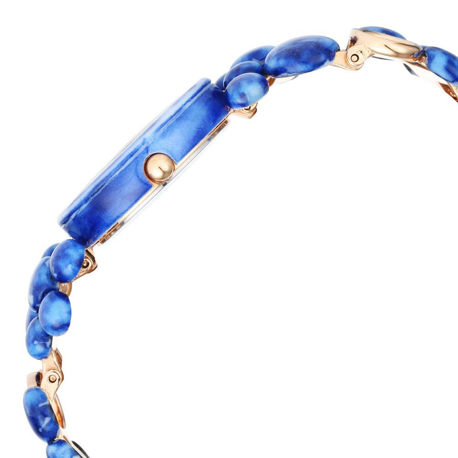 Titan Raga Blue Dial Metal Strap Analog Watch for Women