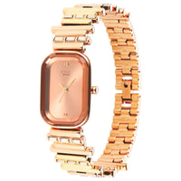 Titan Raga Love All Rose Gold Dial Analog Metal Strap Watch for Women