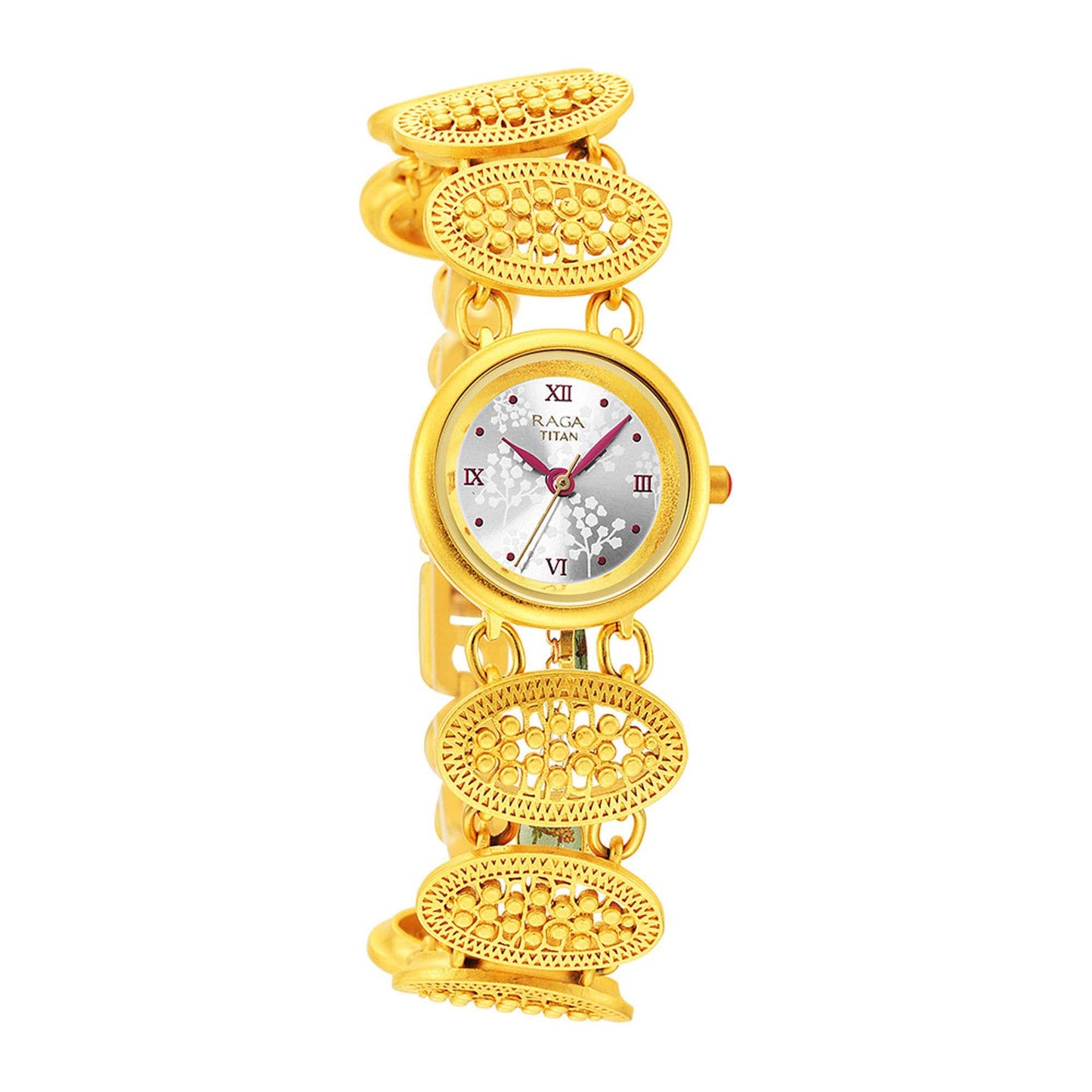 Titan Raga X Masaba Silver Dial Analog Steel and Metal Strap Watch for Women