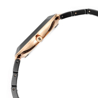 Titan Purple Ceramics Black Dial Analog Ceramic Strap watch for Women