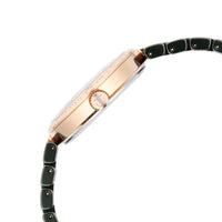 Titan Mother of Pearl Dial Green Ceramic Strap Analog Watch for Women