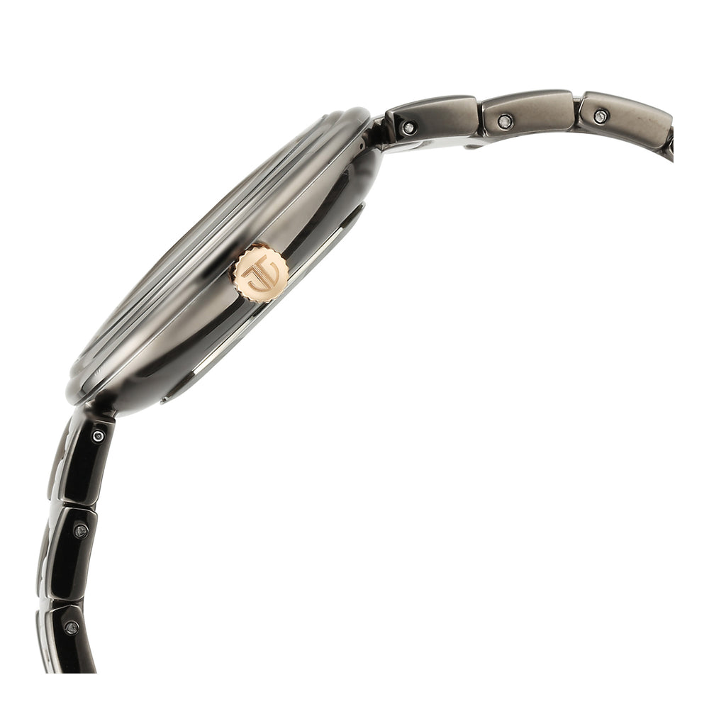 Titan Grey Dial Stainless Steel Strap Analog Watch for Women