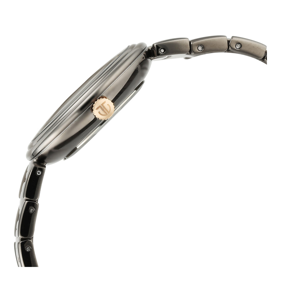 Titan Grey Dial Stainless Steel Strap Analog Watch for Women