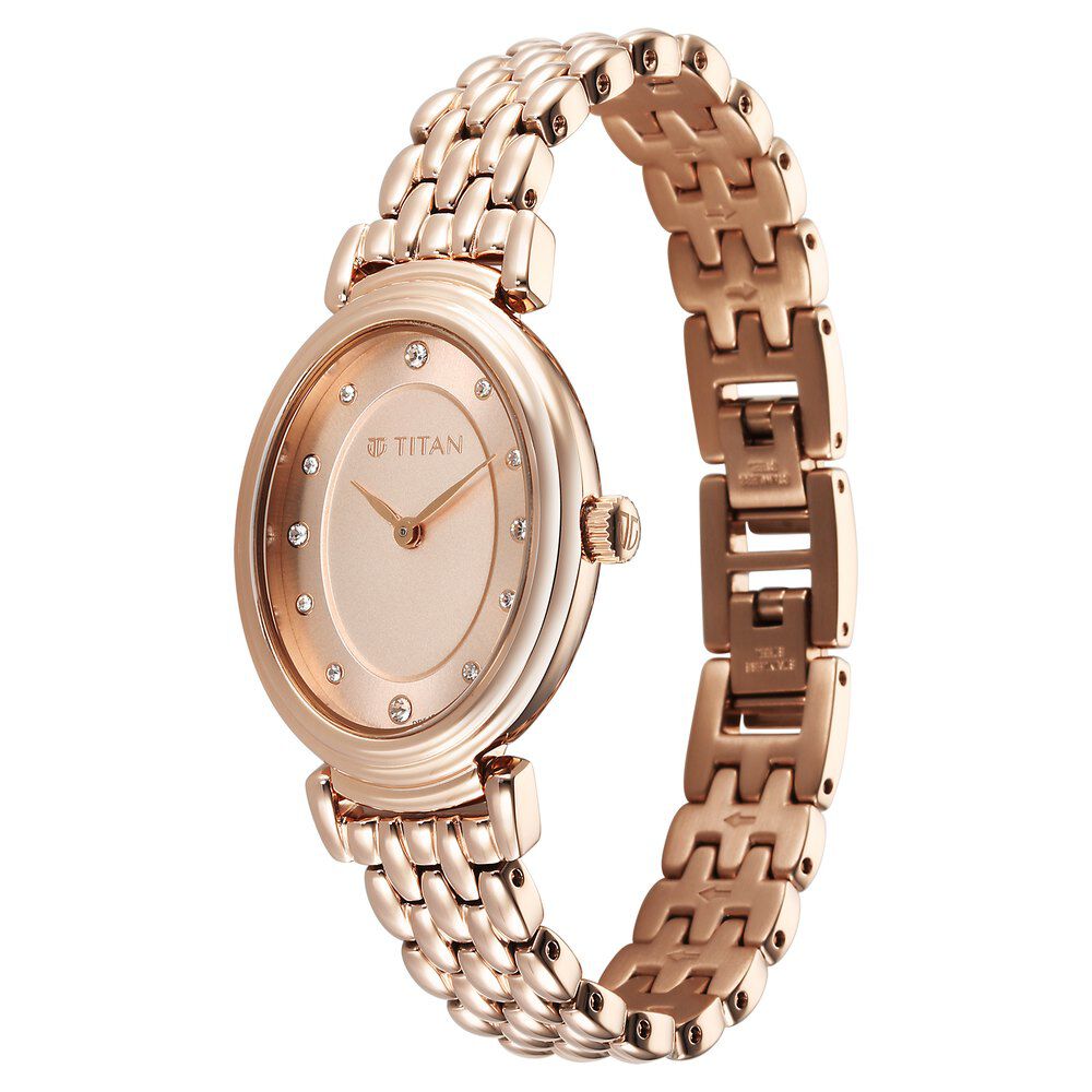 Titan Purple Mainline Ph2 Strap Material Stainless Steel Dial Colour Rose Gold 95242WM01