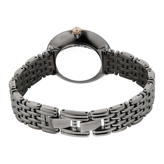 Titan Aura Quartz Analog Titanium Mother of Pearl Dial Titanium Stainless Steel Strap Watch for Women