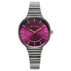 Titan Aura Quartz Alog Purple Dial Stainless Steel Strap Watch for Women (95245KM01)