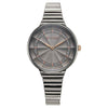 Titan Aura Quartz Alog Grey Dial Stainless Steel Strap Watch for Women (95245KM02)