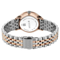 Titan Fashion Brown Dial Two Toned Stainless Steel Analog with Date Watch for Women