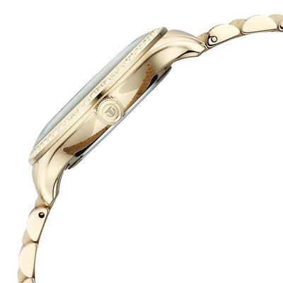 Titan Fashion Green Dial Rose Gold Stainless Steel Analog with Date Watch for Women
