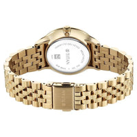 Titan Fashion Green Dial Rose Gold Stainless Steel Analog with Date Watch for Women