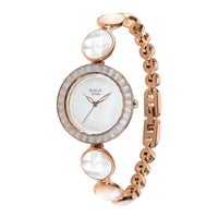 Titan Raga Power Pearls Quartz Alog Mother Of Pearl Dial Metal Strap Watch for Women