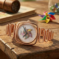 Titan Raga Memoirs Mother of Pearl Dial Rose Gold Metal Strap Analog Watch for Women
