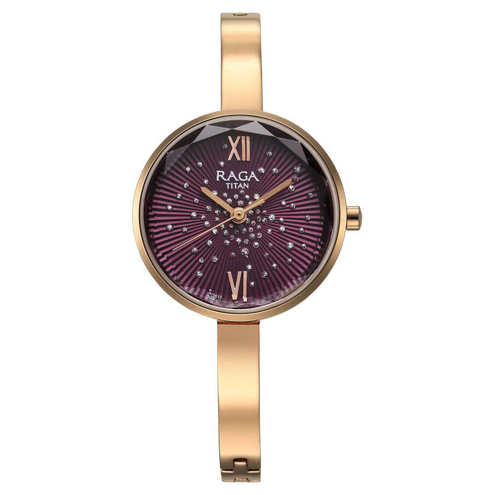 purple dial watches for women 
