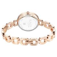 Titan Raga Showstopper Quartz Analog Mother Of Pearl Dial Rose Gold Metal Strap Watch For Women